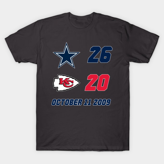 Chiefs Cowboys T-Shirt by Wicked Mofo